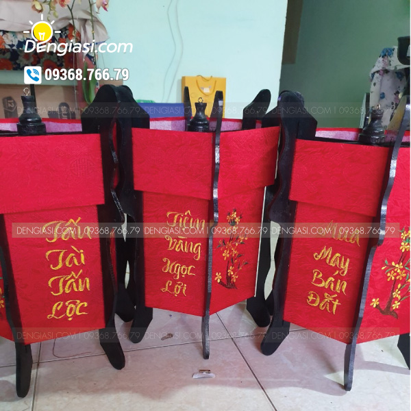 ĐÈN LỤC GIÁC GỖ